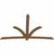 Ekena Millwork Davenport Timber Gable Bracket, Western Red Cedar, 108"W x 68"H x 1 1/2"D x 5 1/2"F, 15/12 Pitch GBW108X68X0206DAV00SWR - alternate 4